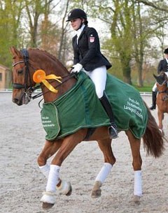 Franziska Schwiebert on Furst Rohan in 2013 :: Photo © Karl Heinz Frieler/Comtainment
