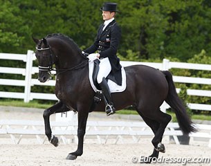 Edward Gal and Voice making their Grand Prix debut at the 2013 CDI Roosendaal :: Photo © Astrid Appels