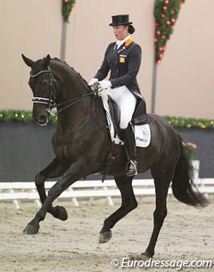 Stephanie Kooijman and Winston at the 2013 CDI Roosendaal Indoor :: Photo © Astrid Appels
