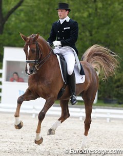 Laurens van Lieren and Tyara at the 2013 CDI Roosendaal :: Photo © Astrid Appels