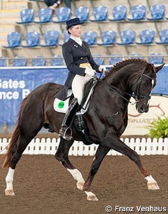 Janina Kletke and Bluefields Floreno at the 2013 Australian Dressage Championships :: Photo © Franz Venhaus