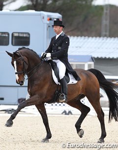 Marcel Schoenmakers and Grandioso at the 2013 CDI Vidauban :: Photo © Astrid Appels