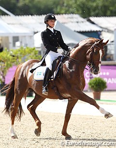 Minna Telde and Don Charly at the 2013 CDIO Vidauban :: Photo © Astrid Appels