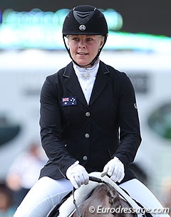 Jessica Greelish at the 2013 World Young Horse Championships :: Photo © Astrid Appels