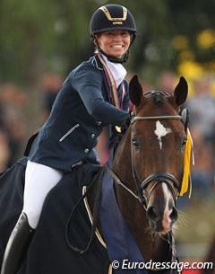 Eva Möller, here pictured on 2013 World young horse champion Sa Coeur :: Photo © Astrid Appels