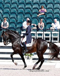 Tina Konyot and Calecto V at the 2013 CDI Wellington :: Photo © Sue Stickle