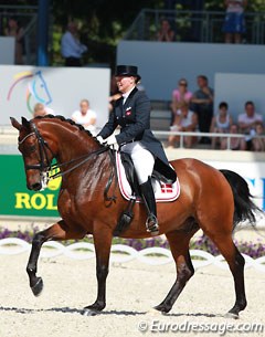 Lone Bang Larsen on Fitou L at the 2014 CDIO Aachen :: Photo © Astrid Appels