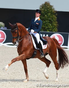 Adelinde Cornelissen and Parzival at the 2014 CDIO Aachen :: Photo © Astrid Appels
