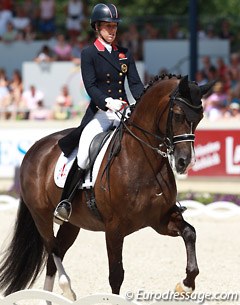 Charlotte Dujardin and Valegro win the 2014 CDIO Aachen Grand Championship :: Photo © Astrid Appels