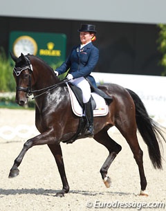 Claudia Fassaert and Donnerfee at the 2014 CDIO Aachen :: Photo © Astrid Appels