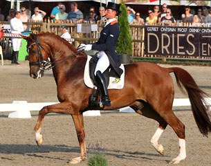 Adelinde Cornelissen and Parzival at the 2014 CDI Arnheim :: Photo © Wendy Scholten