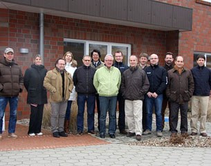 The vets attending the WBFSH Group Meeting in Bargteheide on the harmonization of X-rays