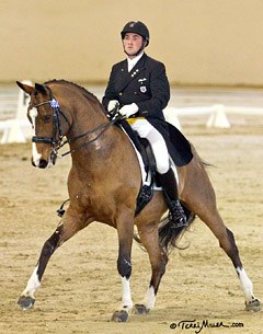 Brian Hafner and Lombardo at the 2014 CDI-W Burbank :: Photo © Terri Miller