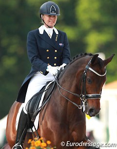 Mary Hanna and Sancette at the 2014 CDI Compiegne :: Photo © Astrid Appels
