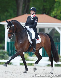 Karen Pavicic and Don Daiquiri at the 2014 CDI Compiègne :: Photo © Astrid Appels