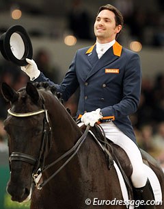 Tommie Visser and Vingino at the 2014 CDI-W 's Hertogenbosch :: Photo © Astrid Appels