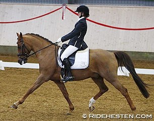 Anne Sophie Sorensen on Jumanji :: Photo © Ridehesten