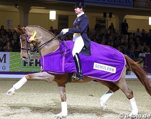 Ulla Salzgeber and Herzruf's Erbe win the Grand Prix and Kur at the 2014 CDI 4* in Frankfurt :: Photo © LL-foto