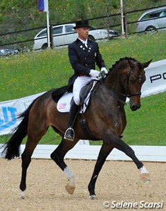 Steffen Peters and Rosamunde at the 2014 CDI Fritzens :: Photo © Selene Scarsi