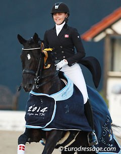 Victoria Vallentin and Geisha at the 2014 CDIO-PJYR Hagen :: Photo © Astrid Appels
