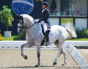 Anne van Olst and Zidhane at the 2014 CDI Hagen :: Photo © Astrid Appels