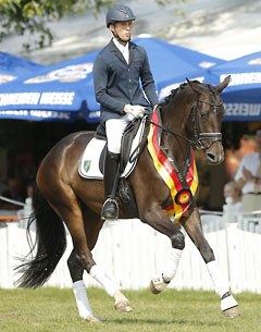Hannes Lutt and Inclusive at the 2014 Trakehner Championships :: Photo © Stefan Lafrentz