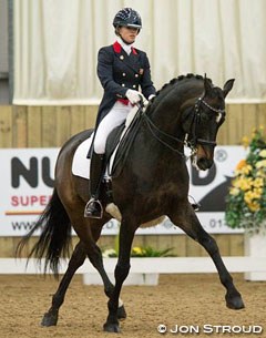 Charlotte Fry and Remming at the 2014 British Indoor Championships :: Photo © Jon Stroud