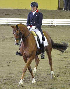 Shingo Hayashi and Peter Pan win the 2014 Japanese Dressage Championships