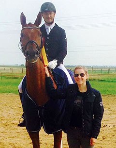 Ralf Kornprobst on Fabious with owner Uta Grosserichter on their side