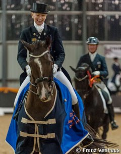 Caroline Wagner and Tango V sweep the 2014 Dressage with Altitude in Orange :: Photo © Franz Venhaus