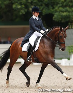 Milene Aubry and Uline at the 2014 CDIO Rotterdam :: Photo © Astrid Appels