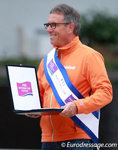 Dutch team trainer Wim Ernes at the 2014 CDIO Rotterdam :: Photo © Astrid Appels