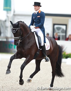Edward Gal and Undercover at the 2014 CDIO Rotterdam in June :: Photo © Astrid Appels