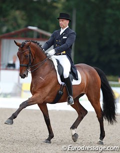 Danish Martin Christensen on Lone Jorgensen's former GP horse De Vito
