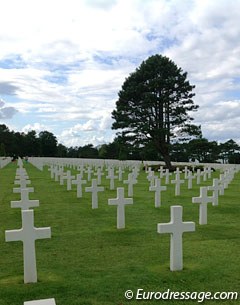 The Normandy American Cemetery and Memorial in Correville Sur Mer