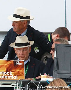 The JSP with Ghislain Fouarge, Dieter Schüle and David Hunt at the 2014 World Equestrian Games :: Photo © Astrid Appels