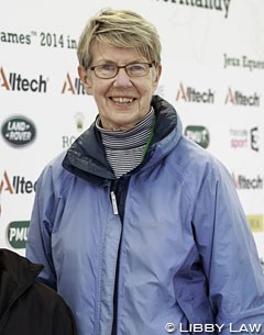 Barbara Thomson at the 2014 World Equestrian Games in Caen, France :: Photo © Libby Law