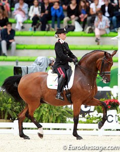 Valentina Truppa and Eremo del Castegno at the 2014 World Equestrian Games in Caen, France :: Photo © Astrid Appels