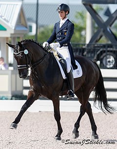 Juan Matute Guimon and Don Diego at the 2014 CDI-W Wellington :: Photo © Sue Stickle