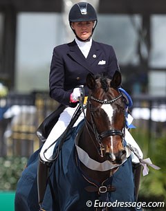 Karen Pavicic and Don Daiquiri win the 3* Grand Prix at the 2014 CDIO Wellington :: Photo © Astrid Appels
