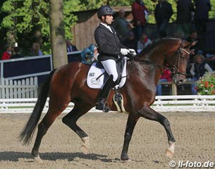 Manuel Bammel and Smirnoff at the 2015 Bundeschampionate :: Photo © LL-foto