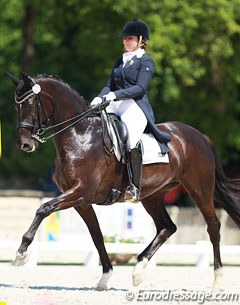 Milena Aubry and Babyface at the 2015 CDI Compiegne :: Photo © Astrid Appels