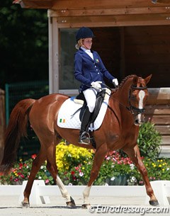 Robyn O'Neill and Belsasser at the 2015 CDI Compiegne :: Photo © Astrid Appels
