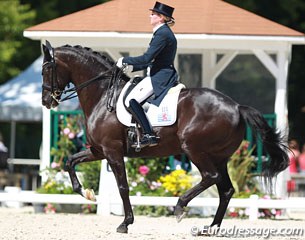 Now riding for Luxembourg, Fie Skarsoe on One Night Stand (by Olivi)