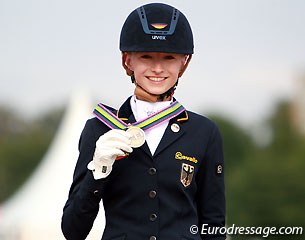 Individual test bronze medal winner Helen Erbe
