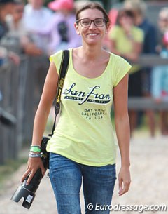 Dr. Selene Scarsi at the 2015 European Pony Championships :: Photo © Astrid Appels
