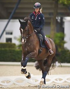 Charlotte Dujardin and Valegro are ready to defend their European Champions' title in Aachen this week :: Photo © Barbara Schnell