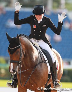 Marcela Krinke-Susmelj and Smeyers Molberg at the 2015 European Championships :: Photo © Astrid Appels