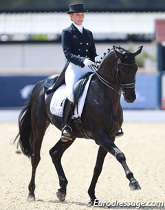 Ekaterina Melnik and Indor at the 2015 European Young Rider Championships :: Photo © Astrid Appels
