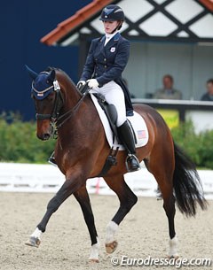 Catherine Chamberlain and Avesto van Weltevreden at the 2015 CDIO-PYR Hagen :: Photo © Astrid Appels